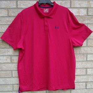 SIZE 2XL. Under Armour heat gear polo golf shirt.